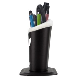 Aatacas Plush Lined Eyeglasses Holder, PU Leather Glasses Stand Case