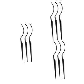 NOLITOY 3sets Professional Eyelash Display Wand Fake Eyelashes Applicator Tool for Lash Extension 3pcs*3