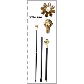 Crown Head 37" Walking Cane KN 1846