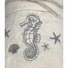 Set Ocean Sea Seahorse Hand Towel Beige