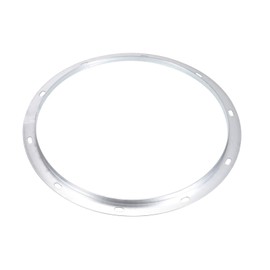 PATIKIL 16" Duct Connector Flange, Metal Straight Pipe Exhaust Flange Duct Mounting Plate for Heating Cooling Ventilation HVAC System, Galvanized Steel