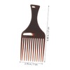 FOMIYES Professional Hairdressing Comb Set Wide Tooth Plastic Comb for