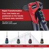 KOOPOOL Rivet Gun Kit, Manual Pop Rivet Tool with 200