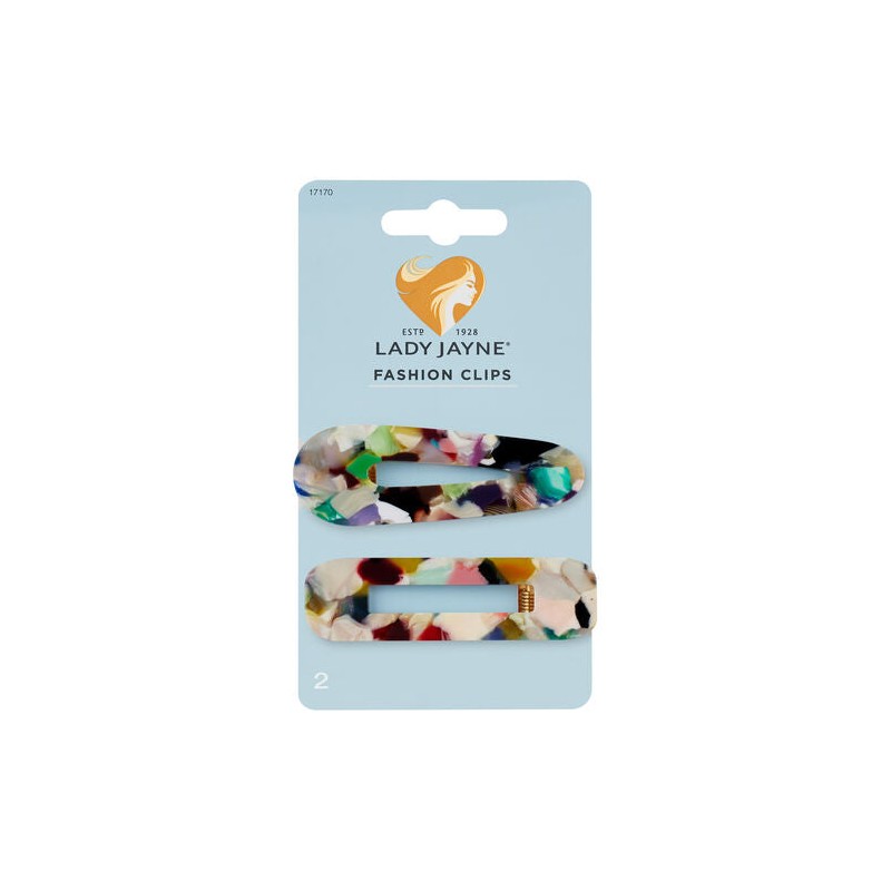 Lady Jayne Fashion Clip 2 Pack Assorted