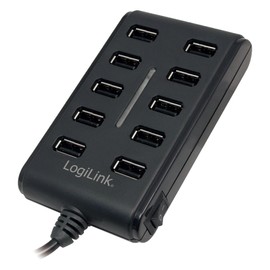 Logilink 10 Port Usb 2.0 Hub On/Off Sc