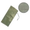 Yuzet 1x Green Woven Polypropylene Sandbags For Flood Defence
