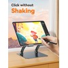 tounee Tablet Holder Stand, Dual Rod Adjustable Aluminum Desktop Stand,