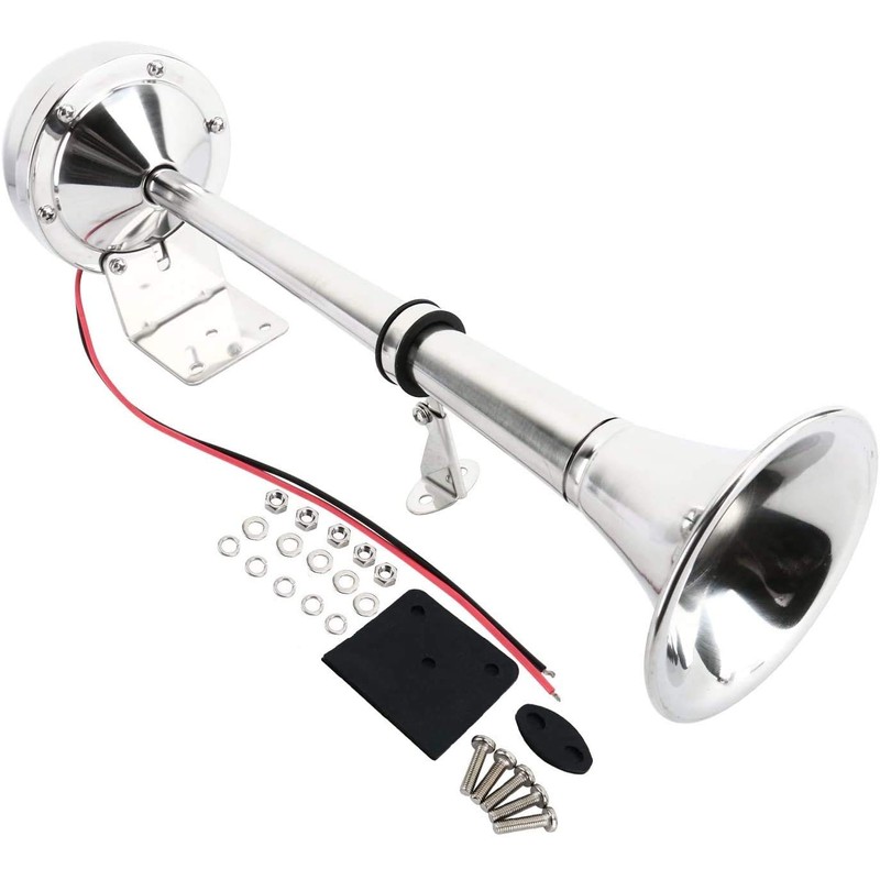 Amarine Made 12v Marine Boat Horn 115db Stainless Steel Single