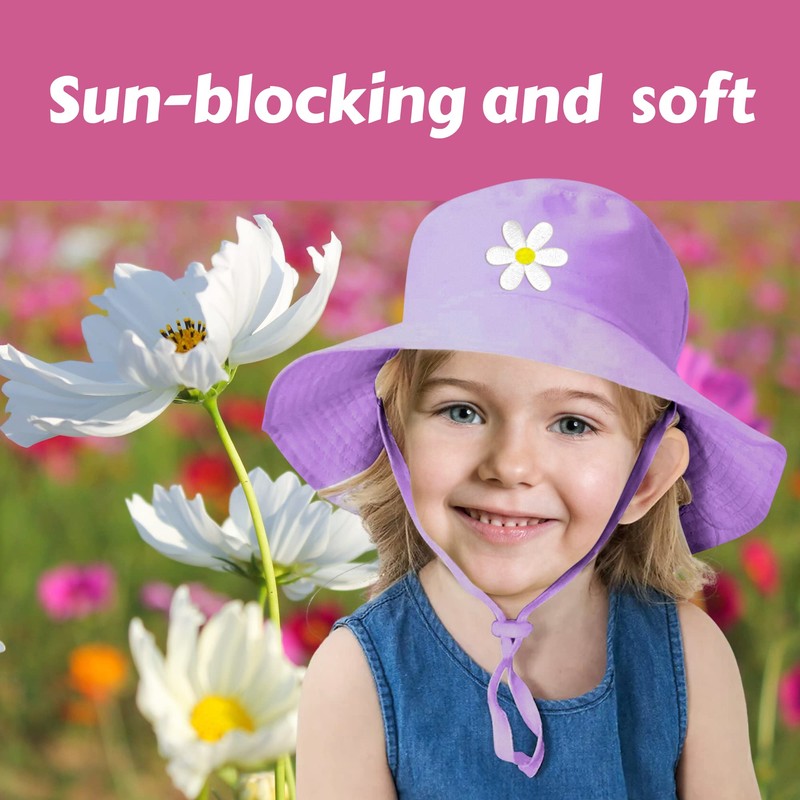 Girls Summer hat (Purple)