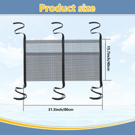 Boat Storage Bag Boat Organizers and Storage with 2 Divisions Boat Storage Accessories Cargo Net Pocket Organizer Pouch Bag Small Cargo Net for Boat Truck RV Travel Long Road Trip-36 × 17 Inch