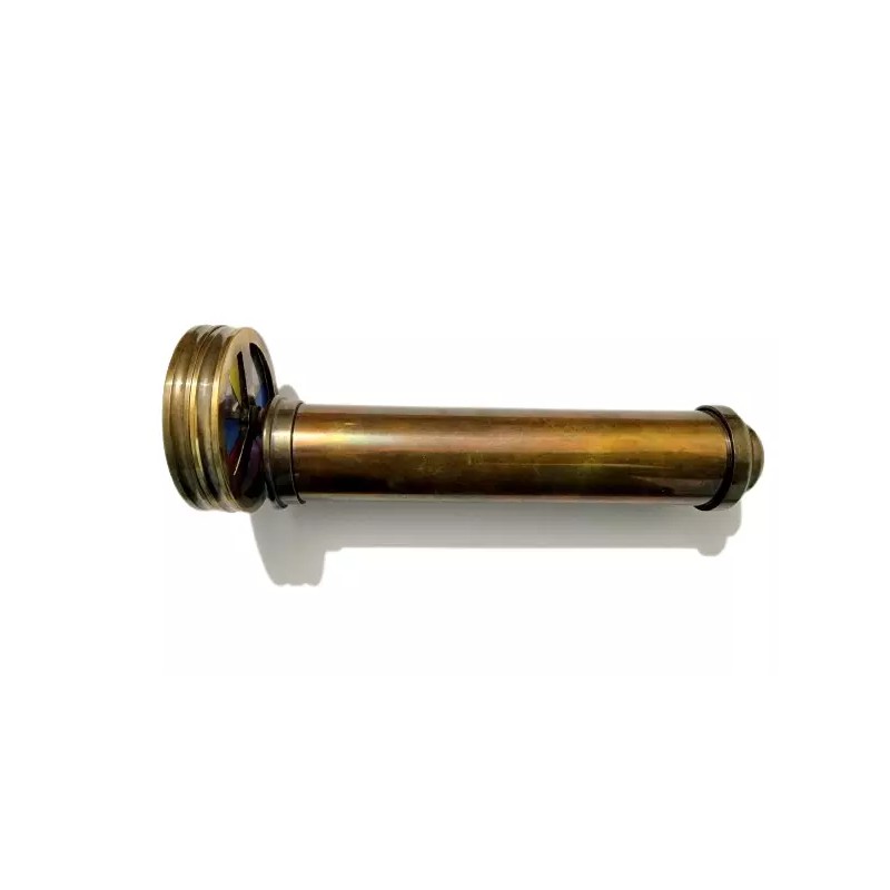 Antique Finish Brass Double Wheel Kaleidoscope Maritime Optical Best Gift