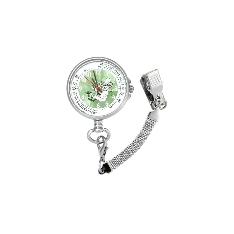 Moomin ST-PMM0004 Clip Watch Snafkin Green