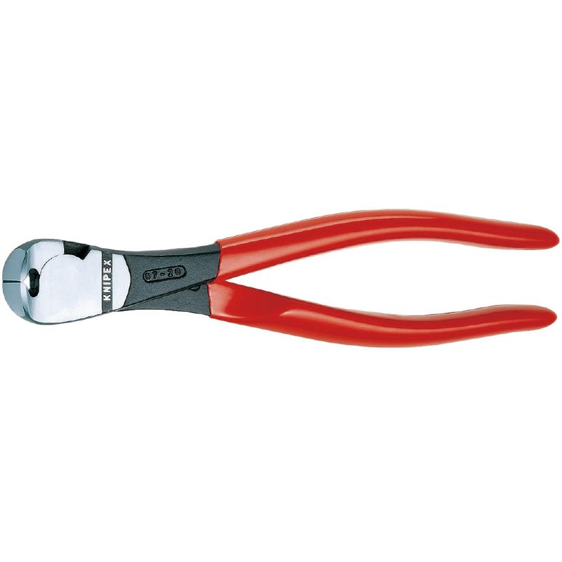 KNIPEX クニペックス パワーエンドカッティングニッパー 全長160mm プラスティックコーティングハンドル 6701-160