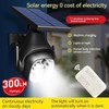 Clearhill Dummy Fake Security Camera and Solar Motion Sensor Lights,