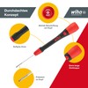 Wiha PicoFinish® 42990 Precision Screwdriver Set, Slotted, Phillips 7 Pieces
