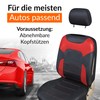 Upgrade4cars Upgrade4cars Sitzbezge Auto Vordersitze Leder-Optik | Kunstleder Schonbezge Set