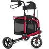 WALK MATE 3 Wheel Rollator Walker with Seat for Slim