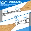 Shade Sail Hardware Kit,6 Inches Sun Shade Sail Hardware Kit,Shade