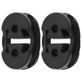 EMSea 2pcs Car Exhaust Pipe Rubber Silencer Holder 013228425 46742184 1755F7 Exhaust Pipe Silencer Hanging Bracket Compatible with PEUGEOT Boxer 106 I