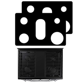 Stove Protector For Frigidaire Model BGGF3042KFT 30inch Stovetop Gas Range Cooktop Liner Burner Splatter Spill Guard (2 PCS)