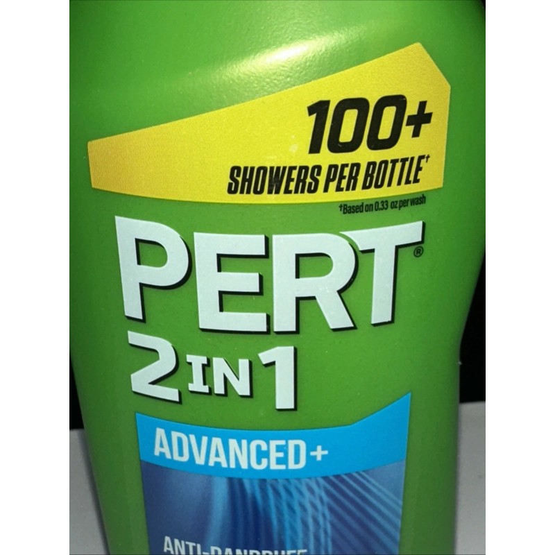 Pert 2 PACK Pert ADVANCED 33.8oz Anti-Dandruff Relief 2-in-1 Shampoo