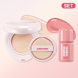 WakeMake [SET] Base (Coating Bomb or Water Velvet Foundation) + Choose 1 Blush
