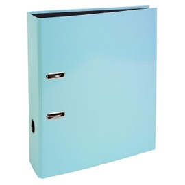 Exacompta - Ref 53564E - Aquarel Collection - A4 Lever Arch File - 80mm Spine, Suitable for A4 Documents, Holds Up To 800 Sheets of 80gsm Paper - Pastel Blue