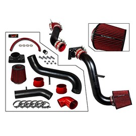 RTUNES RACING BLACK PIPE COLD AIR INTAKE + FILTER Compatible For 01-05 Chrysler Sebring / 01-05 Dodge Stratus Coupe / 00-05 Mitsubishi Eclipse / 99-03 Mitsubishi Galant 2.4L I4 3.0L V6