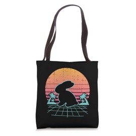 Easter Bunny Rabbit Vaporwave Aesthetic Retro 90s Japanese Tote Bag