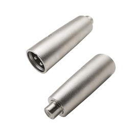 iYueMps XLR to RCA Adapter RCA Female to XLR Male Professional Metal Construction Jack Plug (2 x RCA Female to XLR Male)