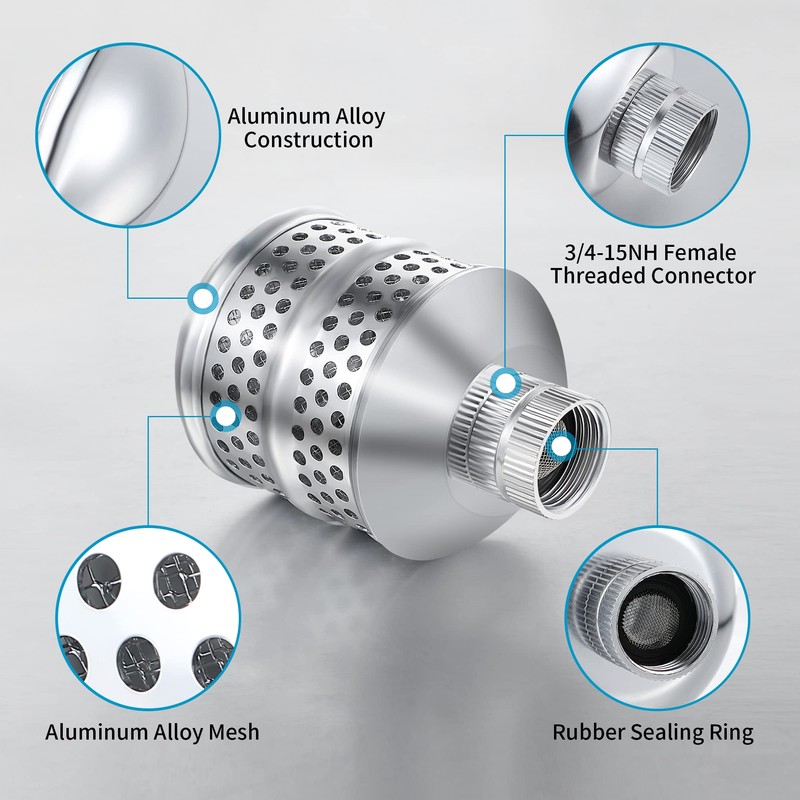 Dreyoo 4 Set Bubbler Sprinkler Heads, 3/4 Inch Internal Thread
