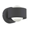 EGLO Wall/Ceiling Lamp, Aluminium Integriert, 3 W, Anthracite