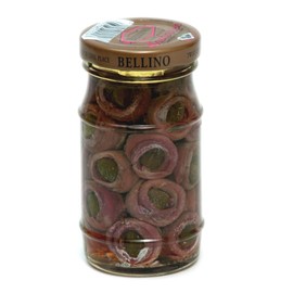 Bellino Rolled Fillet Anchovy, 4.25 Ounce Jar (Pack of 4)