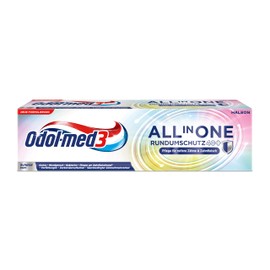 Odol-med3 All in One Rundumschutz 40+, Zahnpasta, Zahnpflege ab 40 Jahren für empfindliche und reifere Zähne und Zahnfleisch, 75ml, Zahncreme