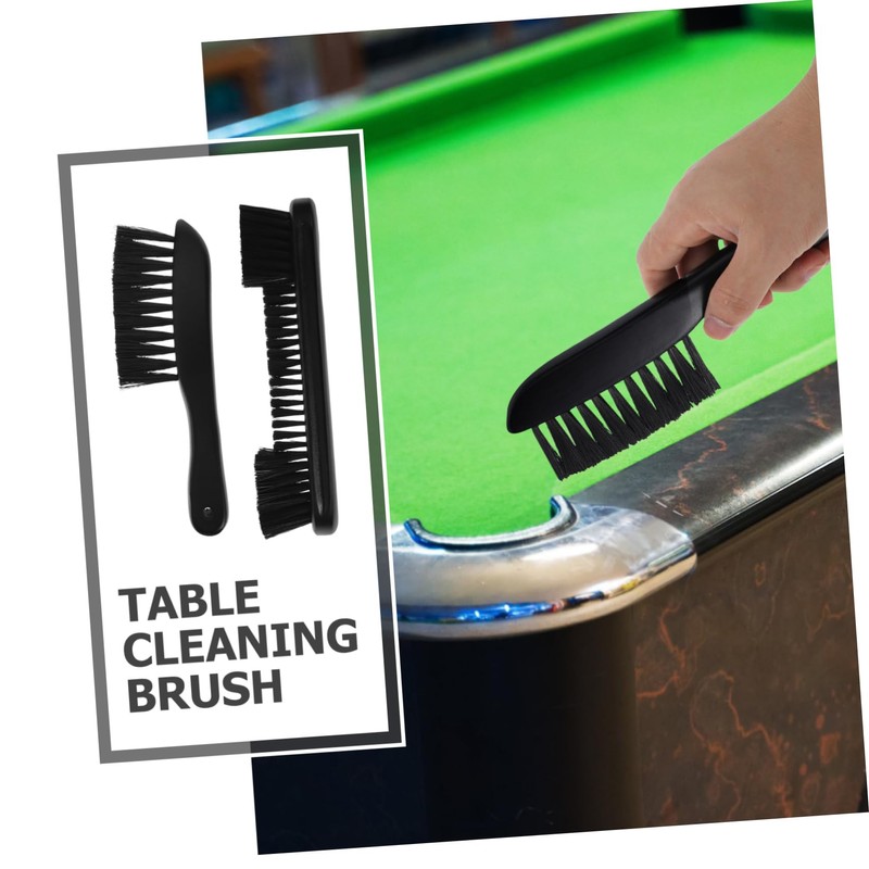 Ipetboom Ergonomic Billiard Table Cleaning Brush with Wooden Handle and