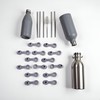 10Pcs Grey Universal Silicone Sealing Bottle Straw Hole Grommets Stopper