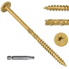FMhotu 6 Inch Heavy-Duty Outdoor Deck Screws, 50Pcs Star Drive