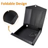 HUA JIE A4 Storage File Boxes Plastic Archives Cases with