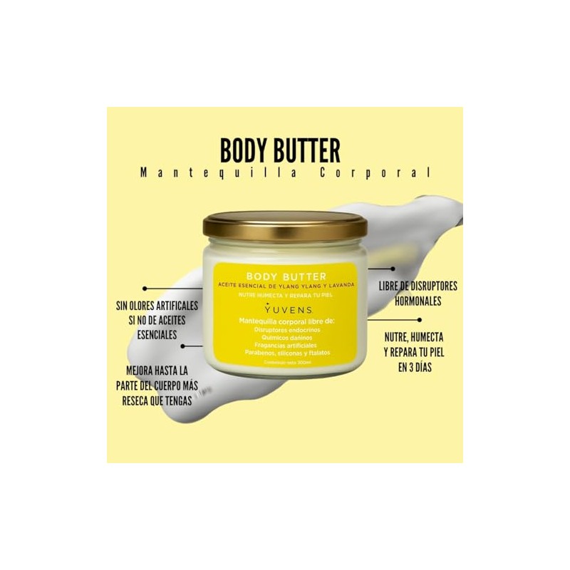 Mantequilla Corporal Ultra Humectante Ylang Ylang y Lavanda – Body
