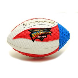 Fun Gripper 8.5 Patriot Football (Pee Wee) Size (Patriotic) - RED,White & Blue by: Saturnian I P.E Supplier