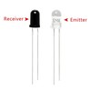 HiLetgo 5mm 940nm LEDs Infrared Emitter and IR Receiver Diode