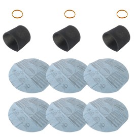 WELURE 6 90107 Dry & 3 90585 Foam Filters with 3 Retaining Bands Replacements for Shop-Vac/VacMaste/Genie vacuums 1 Gallon Vacuums: 2010