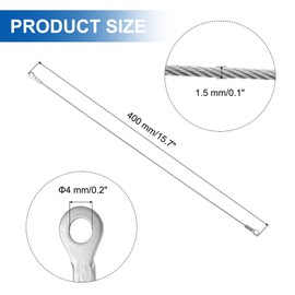 uxcell 20Pcs 16" Cabinet Door Restraint with Screws, 304 Stainless Steel Cupboard Door Protector Hinge Limiter for Restricting Cabinet Door Swing and Limiting Door Opening Angle