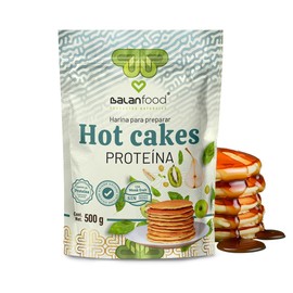 Harina de Amaranto 500g - con Proteina para Hot Cakes Keto | 100% Natural: Sin Azúcar, Bajo en Sodio | Endulzada con Monk Fruit | Ingredientes Naturales | Sin Aditivos ni Conservantes | BALANFOOD