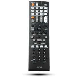 Replacement Remote RC-710M Fit for Onkyo 7.1ch Home Theater System AV Receiver HT-S7100 TX-SR606 TX-SR606B TX-SR606S