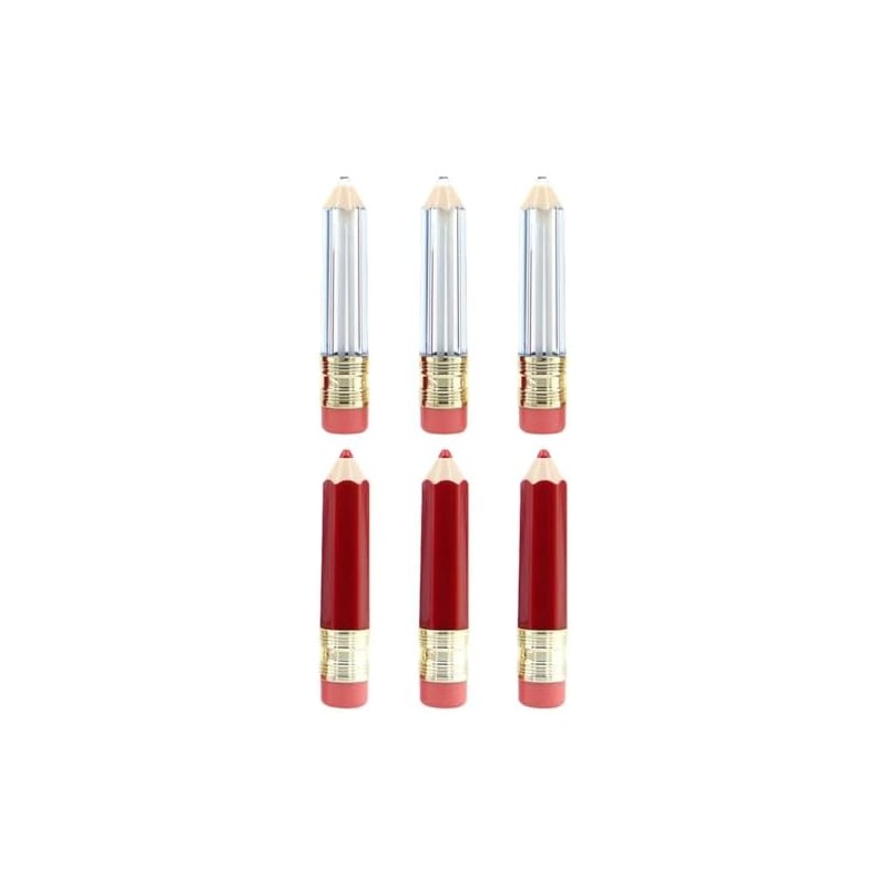 VALICLUD 6 Tubos Vacíos para Brillo de Labios en Forma