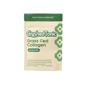 Banana Milk Collagen Powder Korean Beauty Drink Mix Marine Collagen Protein for Skin Hair Nails Gluten Free Non GMO Dietary Supplement Beverage