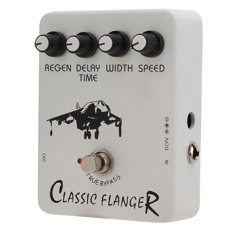 Guitar Effect Pedal Metallic Flanger Sounds Rapid Tremulous Vibrato Electric