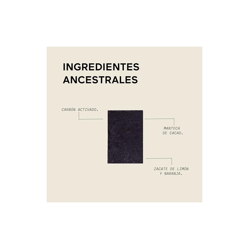 AHAL Jabón Facial con Carbón Activado Piel Grasa y Mixta