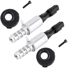 2PCS VCT Camshaft Variable Valve Timing Solenoid for Ford Expedition Explorer F150 F250 F350 Mustang Lincoln Navigator Mercury Mountaineer 3V 5.4L 4.6L, Replace# 8L3Z-6M280-B with Cam Seals & Screws
